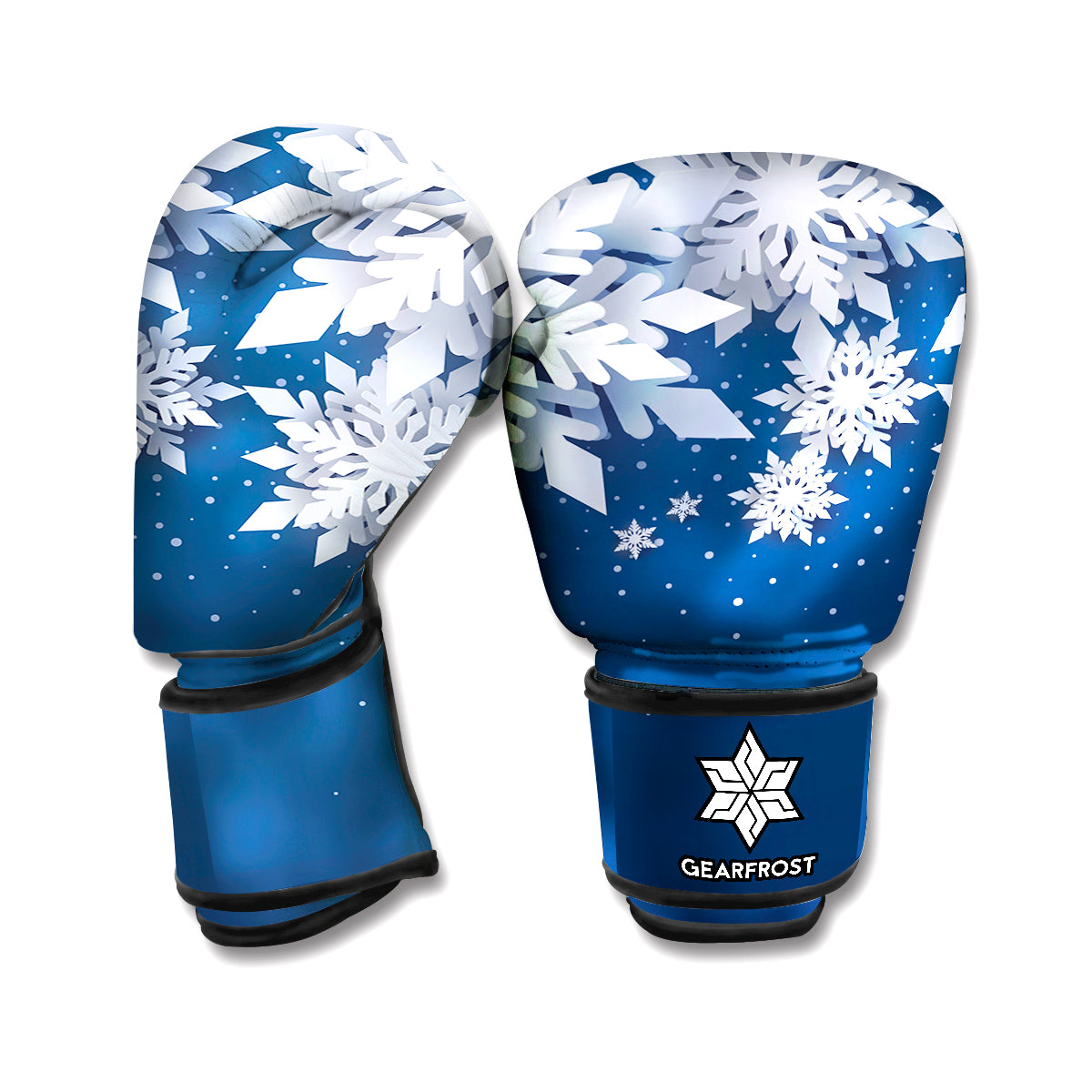 Christmas Snowflake Print Boxing Gloves