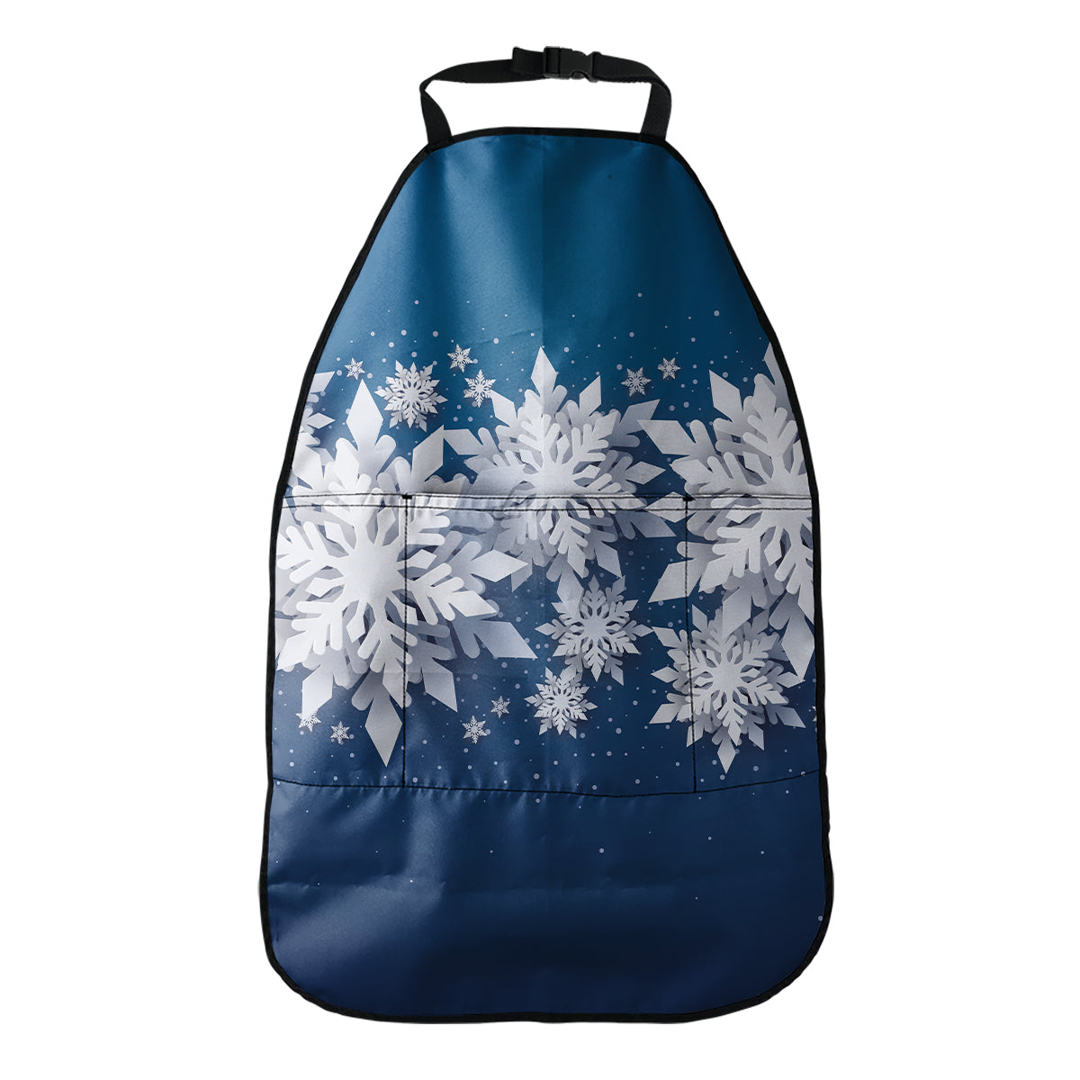 Christmas Snowflake Print Car Seat Organizers