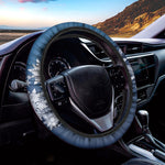 Christmas Snowflake Print Car Steering Wheel Cover