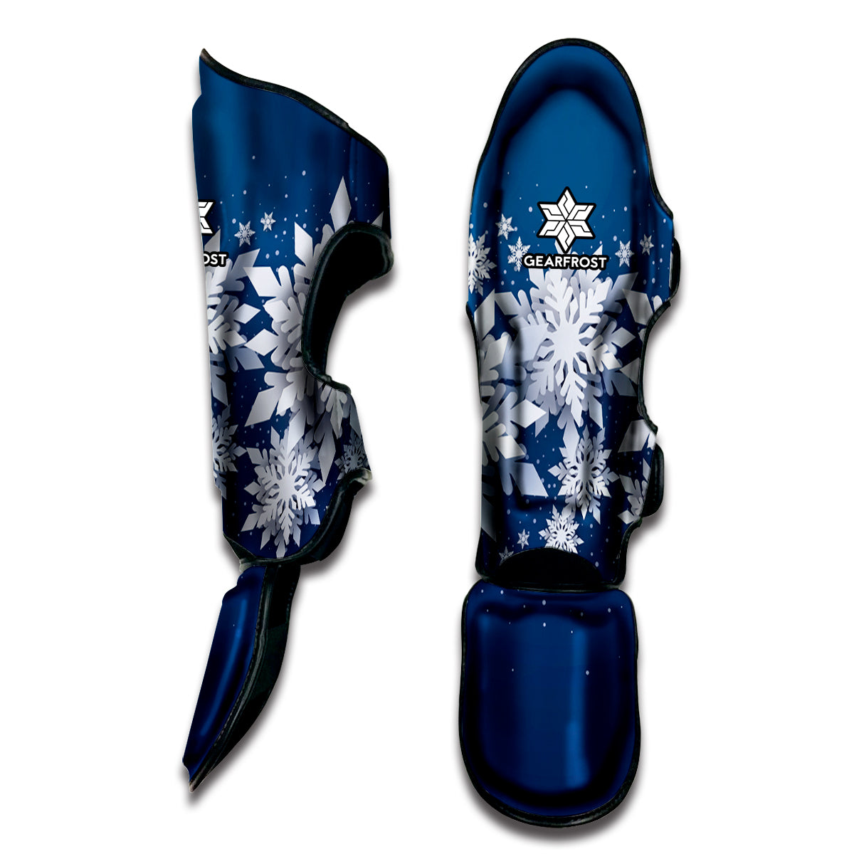Christmas Snowflake Print Muay Thai Shin Guard