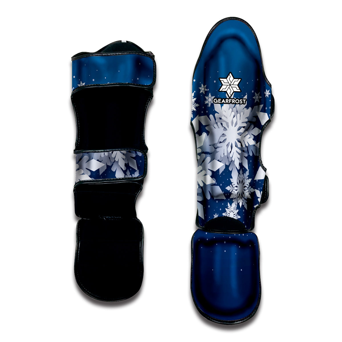 Christmas Snowflake Print Muay Thai Shin Guard