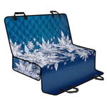 Christmas Snowflake Print Pet Car Back Seat Cover