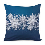 Christmas Snowflake Print Pillow Cover