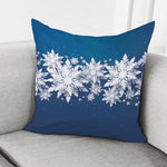 Christmas Snowflake Print Pillow Cover