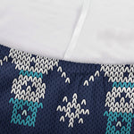 Christmas Snowman Knitted Pattern Print Sofa Cover