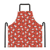 Christmas Snowman Pattern Print Apron