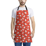 Christmas Snowman Pattern Print Apron