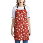 Christmas Snowman Pattern Print Apron