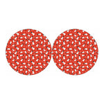 Christmas Snowman Pattern Print Car Coasters