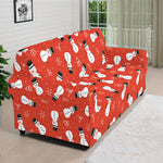 Christmas Snowman Pattern Print Sofa Cover