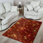 Christmas Sparkle Print Area Rug