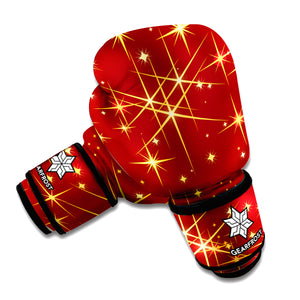 Christmas Sparkle Print Boxing Gloves