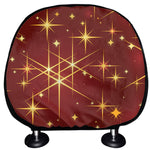 Christmas Sparkle Print Car Headrest Covers