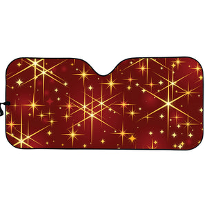 Christmas Sparkle Print Car Sun Shade