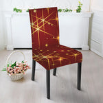 Christmas Sparkle Print Dining Chair Slipcover