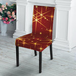 Christmas Sparkle Print Dining Chair Slipcover
