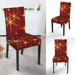 Christmas Sparkle Print Dining Chair Slipcover
