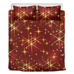 Christmas Sparkle Print Duvet Cover Bedding Set