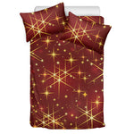 Christmas Sparkle Print Duvet Cover Bedding Set
