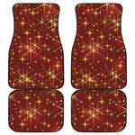 Christmas Sparkle Print Front and Back Car Floor Mats