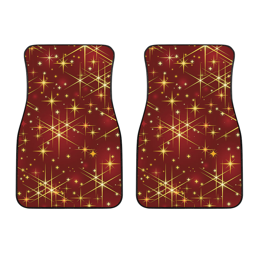 Christmas Sparkle Print Front Car Floor Mats