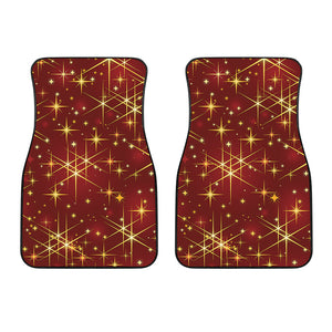 Christmas Sparkle Print Front Car Floor Mats