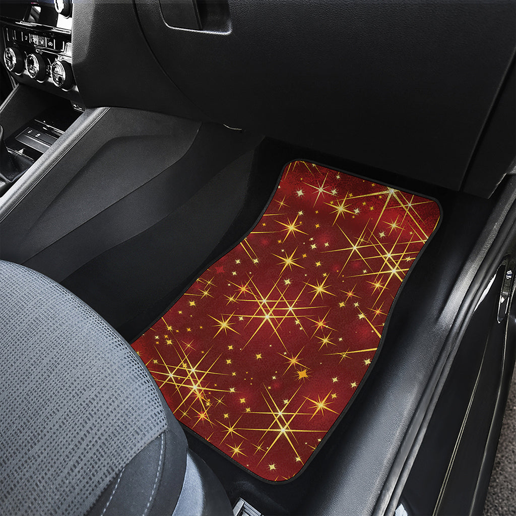 Christmas Sparkle Print Front Car Floor Mats