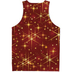 Christmas Sparkle Print Men's Tank Top