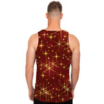 Christmas Sparkle Print Men's Tank Top