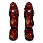Christmas Sparkle Print Muay Thai Shin Guard