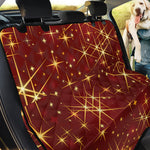 Christmas Sparkle Print Pet Car Back Seat Cover