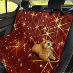 Christmas Sparkle Print Pet Car Back Seat Cover