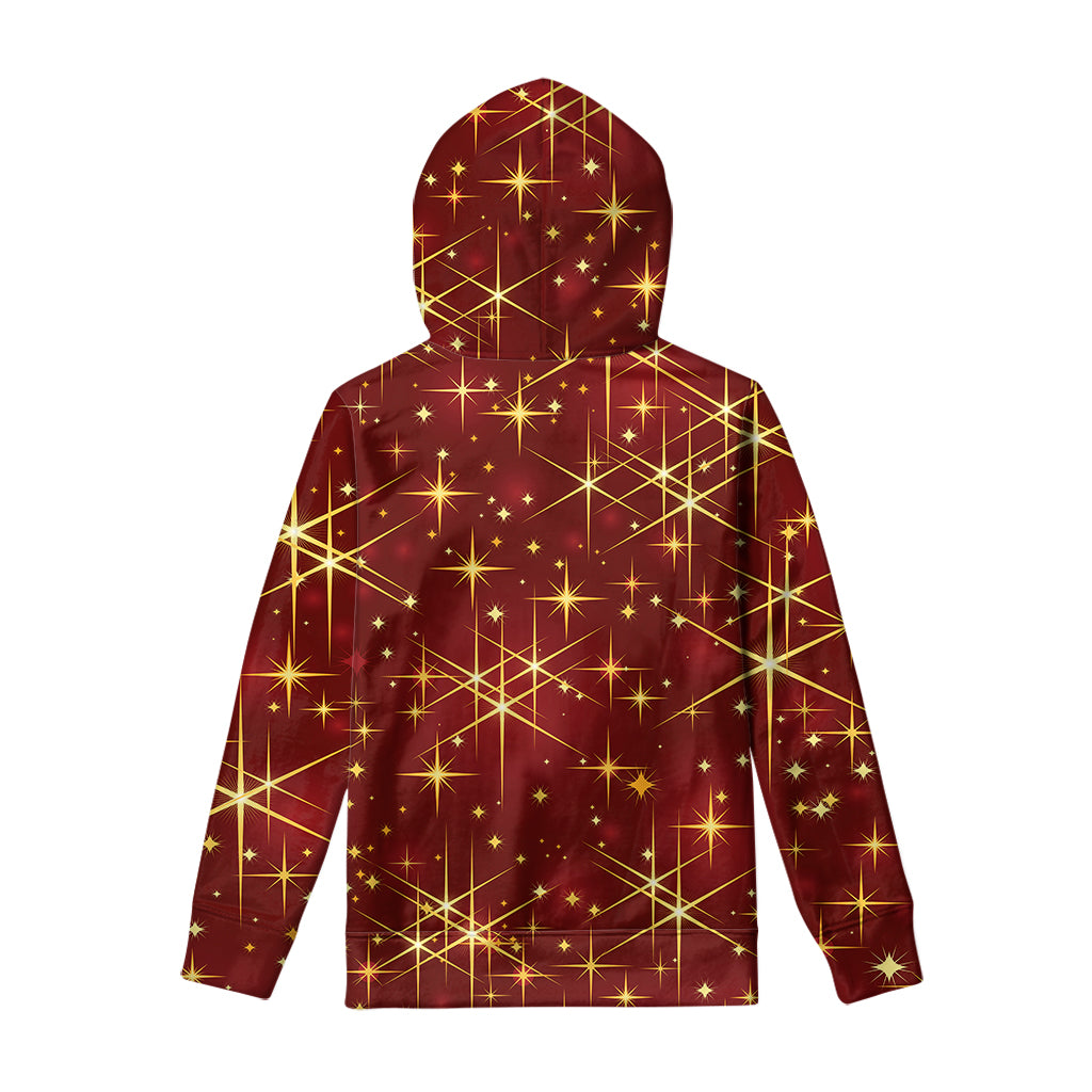 Christmas Sparkle Print Pullover Hoodie
