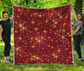 Christmas Sparkle Print Quilt