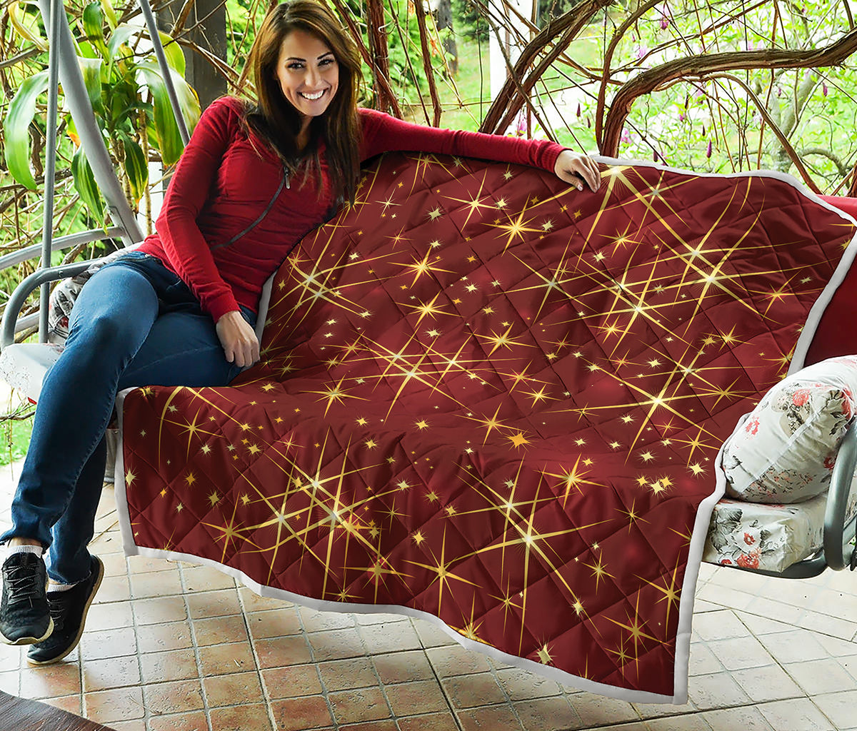 Christmas Sparkle Print Quilt