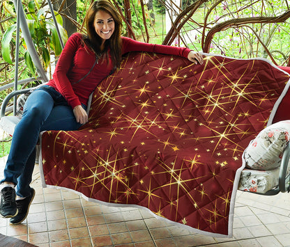Christmas Sparkle Print Quilt