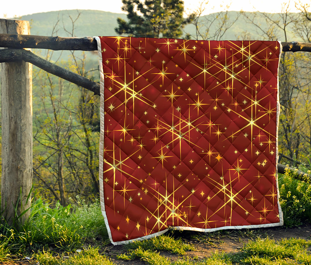 Christmas Sparkle Print Quilt