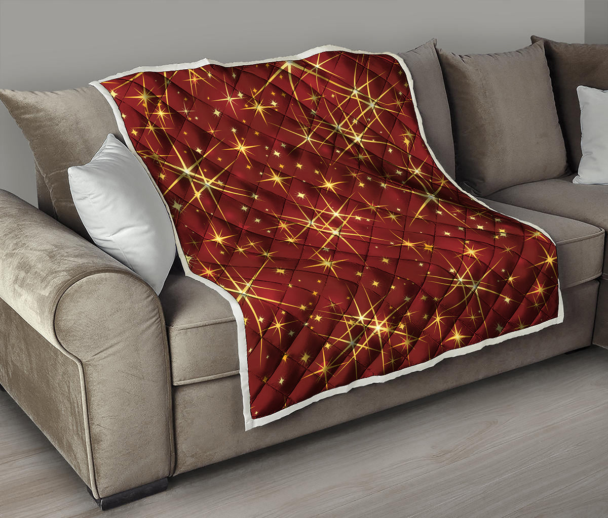 Christmas Sparkle Print Quilt