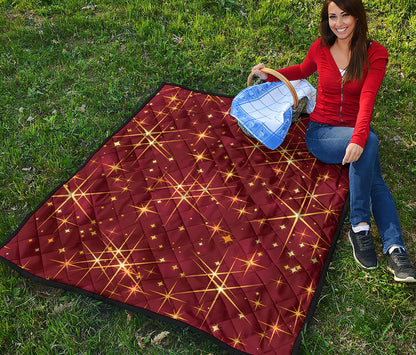 Christmas Sparkle Print Quilt