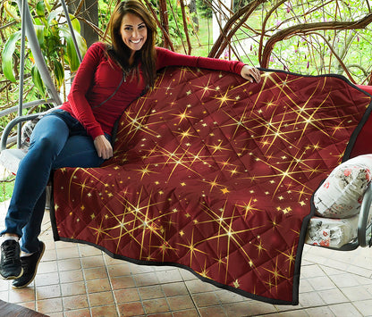 Christmas Sparkle Print Quilt