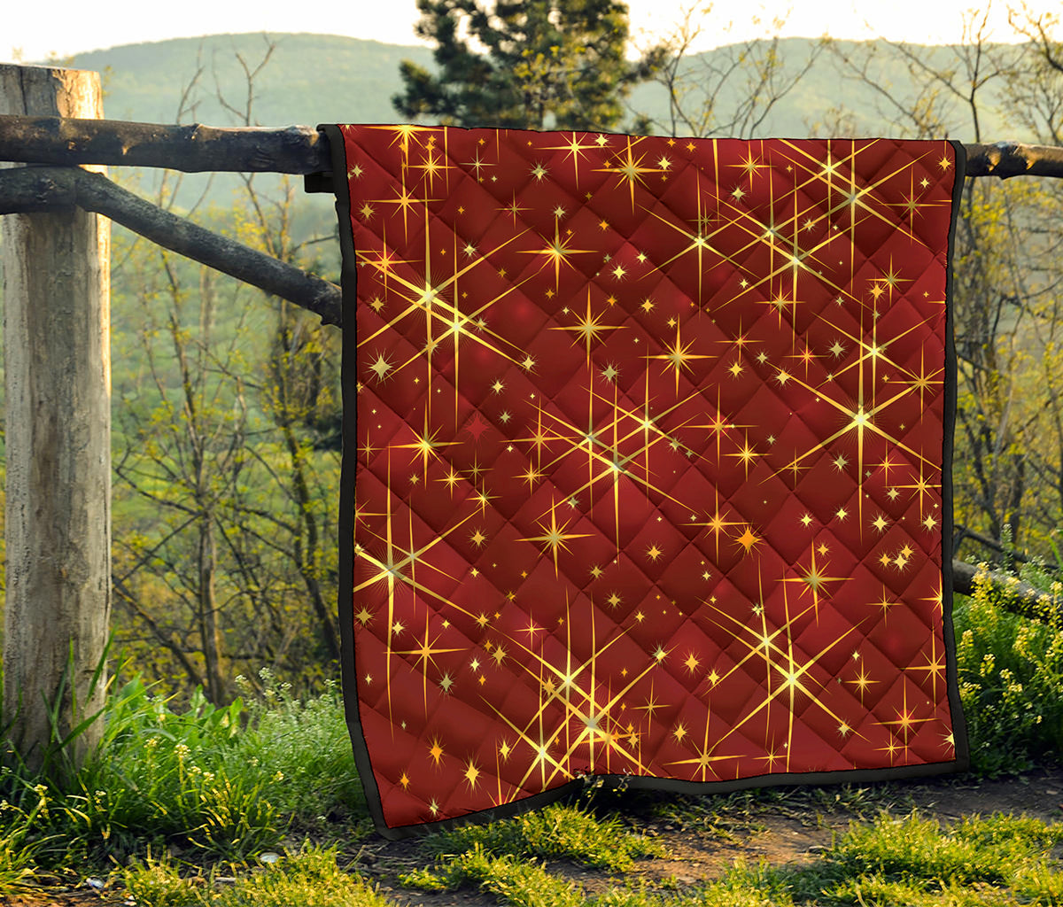Christmas Sparkle Print Quilt