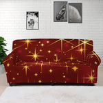Christmas Sparkle Print Sofa Cover