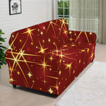 Christmas Sparkle Print Sofa Cover