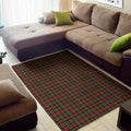 Christmas Tartan Pattern Print Floor Mat