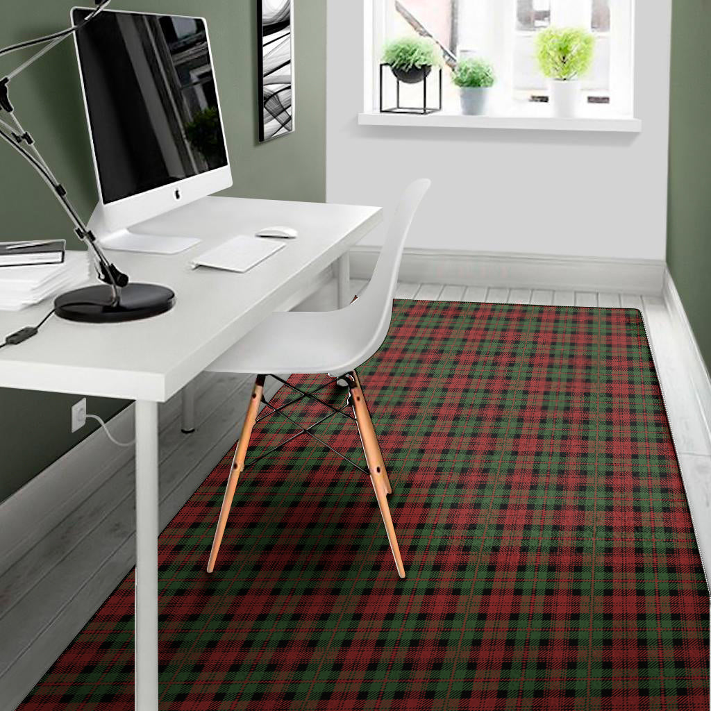 Christmas Tartan Pattern Print Area Rug