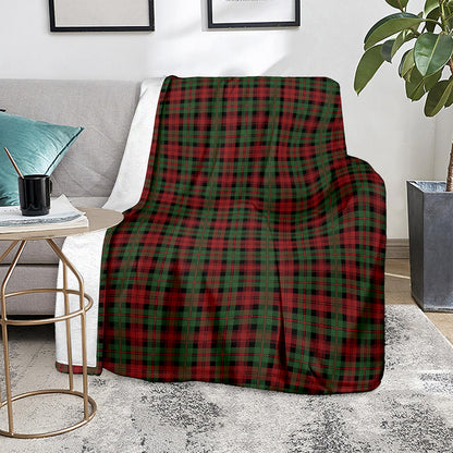Christmas Tartan Pattern Print Blanket