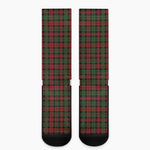 Christmas Tartan Pattern Print Crew Socks