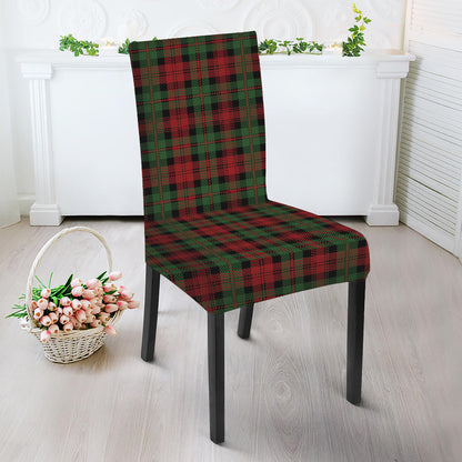 Christmas Tartan Pattern Print Dining Chair Slipcover