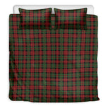 Christmas Tartan Pattern Print Duvet Cover Bedding Set