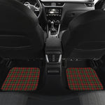 Christmas Tartan Pattern Print Front and Back Car Floor Mats